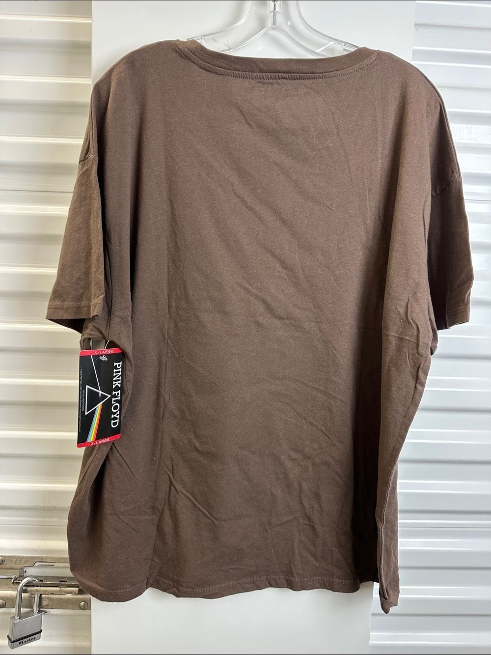 Pink Floyd Brown Tee with Multicolor Psychedelic Poster Print - Picture 4 of 6